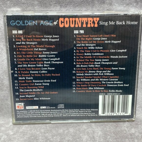 Golden Age Of Country 2-CD Set Time Life Collection Various Artists - Picture 9 of 9